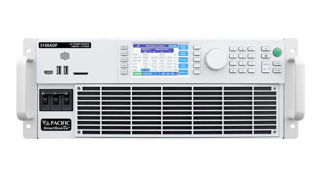 AC Source - ADF Series Front Panel