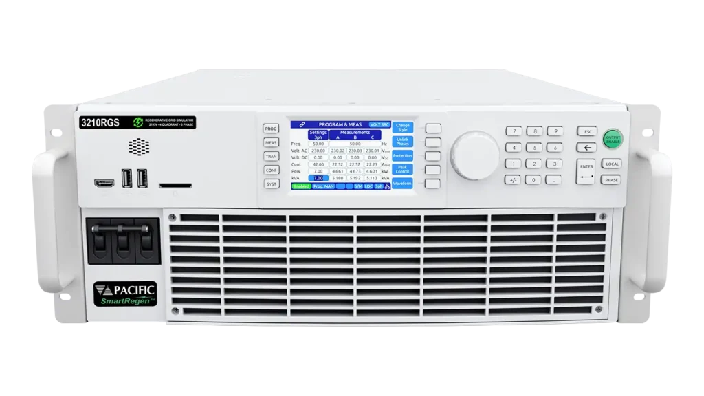 Regenerative Grid Simulator - RGS Series Front Top View