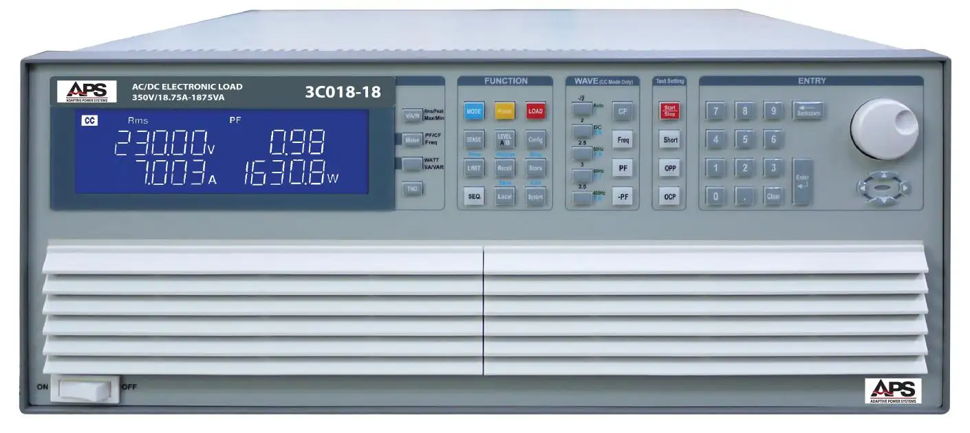 Modular AC & DC Load, up to 22.5kVA