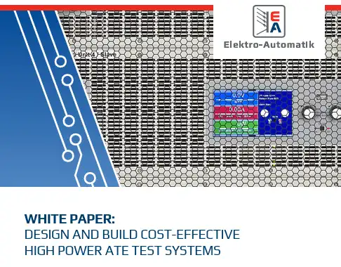 Design and Build Cost Effective Test Systems EA10300 BT Series
