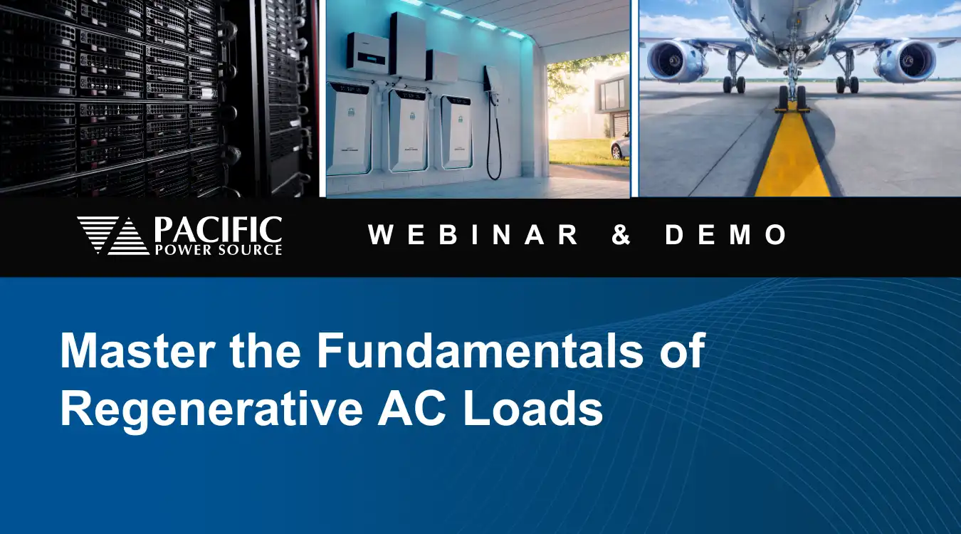 Regenerative AC Loads Webinar On-Demand Thumbnail