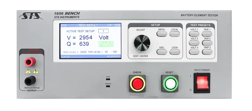 STS 1657 Battery Element Tester Front Side